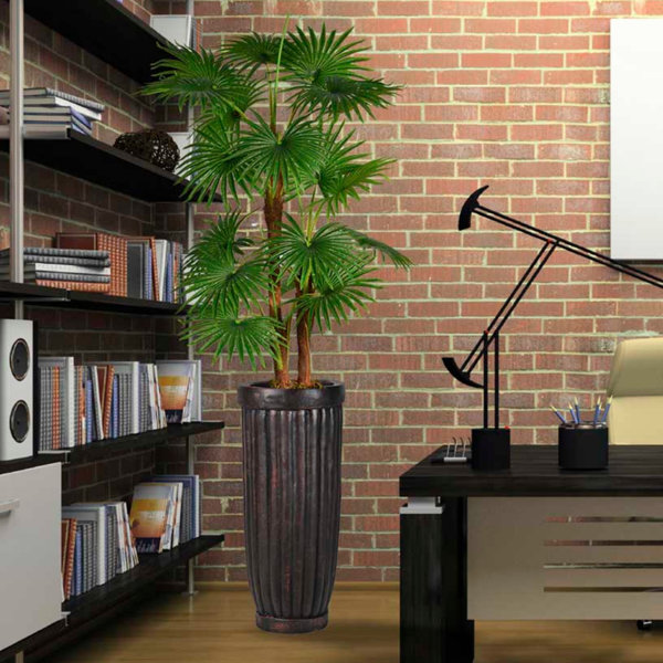 Bayou Breeze Artificial Indoor/Outdoor Décor Floor Palm